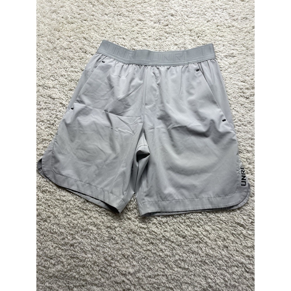 unrl Light Gray Athletic Shorts 7" Inseam Men's Small EUC